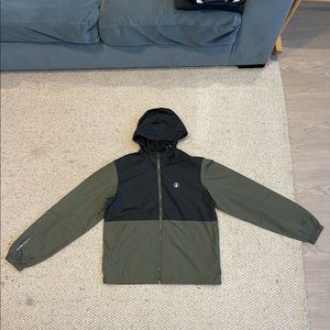 Volcom Boys Youth Jacket (Size: Medium / Color: black and forest green)